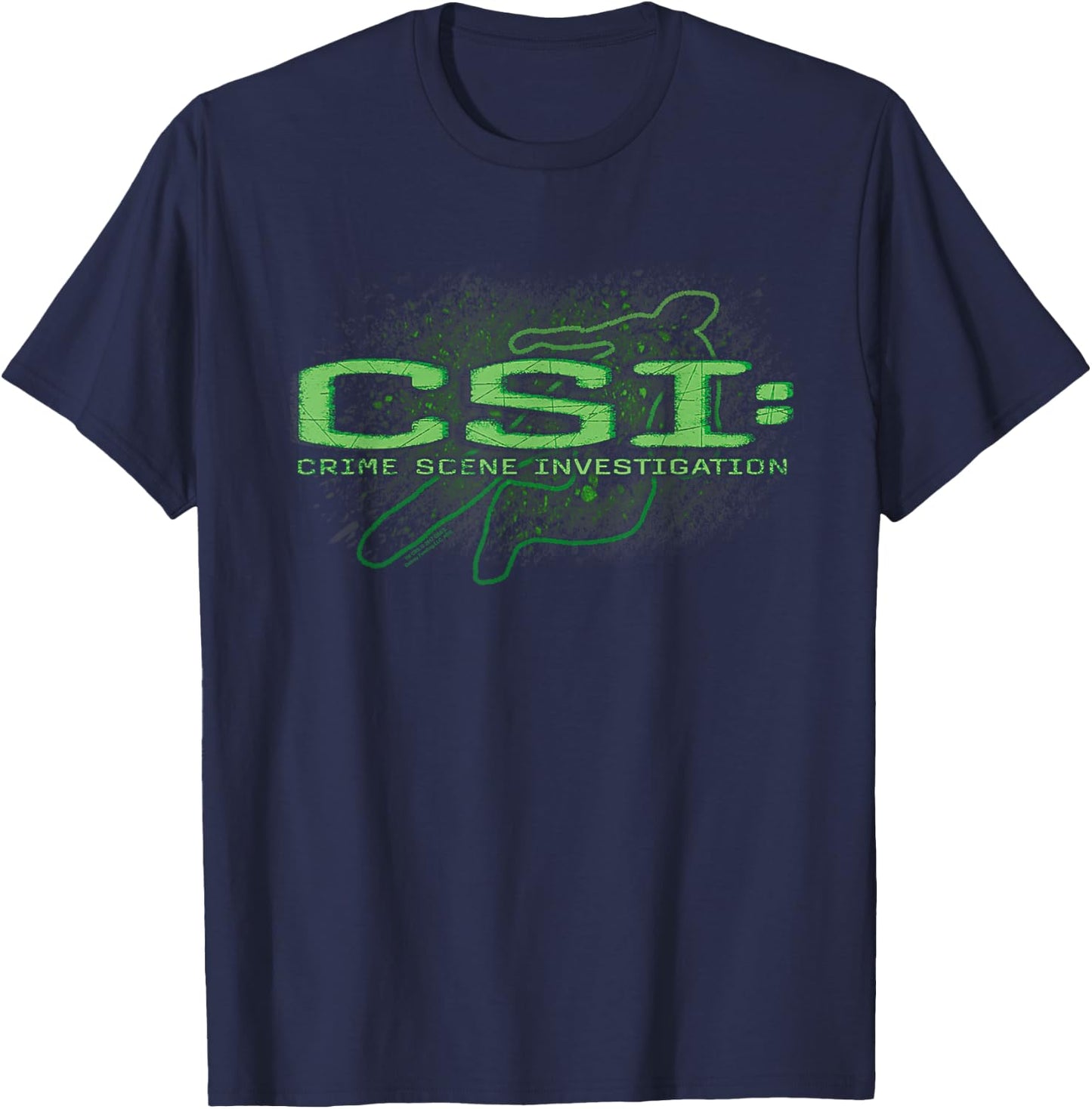 CSI Sketchy Shadow T-Shirt - T-Shirt | Navy