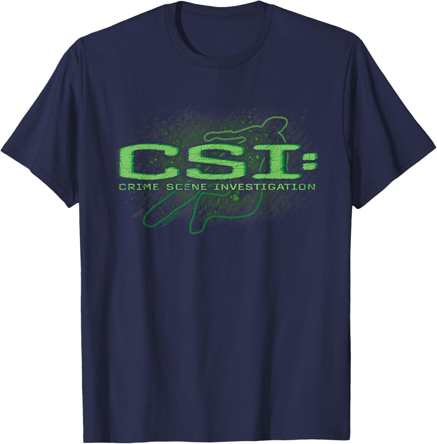 CSI Sketchy Shadow T-Shirt - T-Shirt | Navy