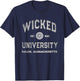 Funny Witches UNIVERSITY Salem Massachusetts Witch Wicca Gag T-Shirt - T-Shirt | Navy