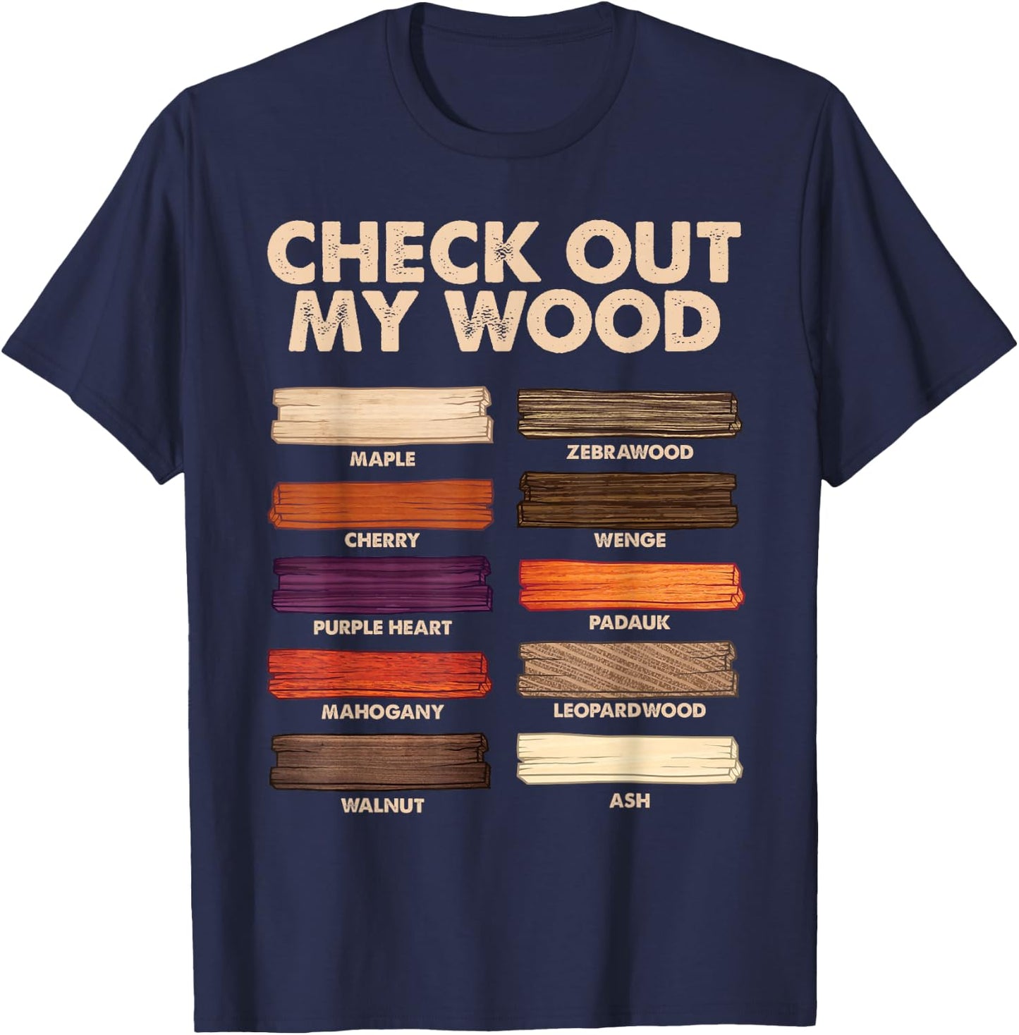 Funny Woodworking Design Dad Woodwork Wood Carpentry Small T-Shirt - T-Shirt | Navy