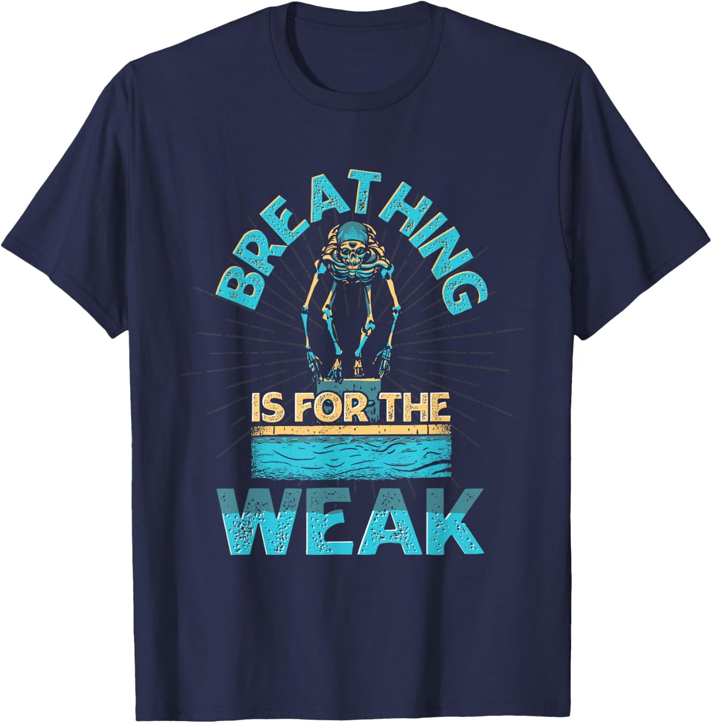 Water Rat Hobby Swimmer Water Sports Fun Swimming T-Shirt - T-Shirt | Navy
