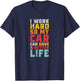 I Work Hard So My Car Can Have A Better Life - Funny Car T-Shirt - T-Shirt | Navy