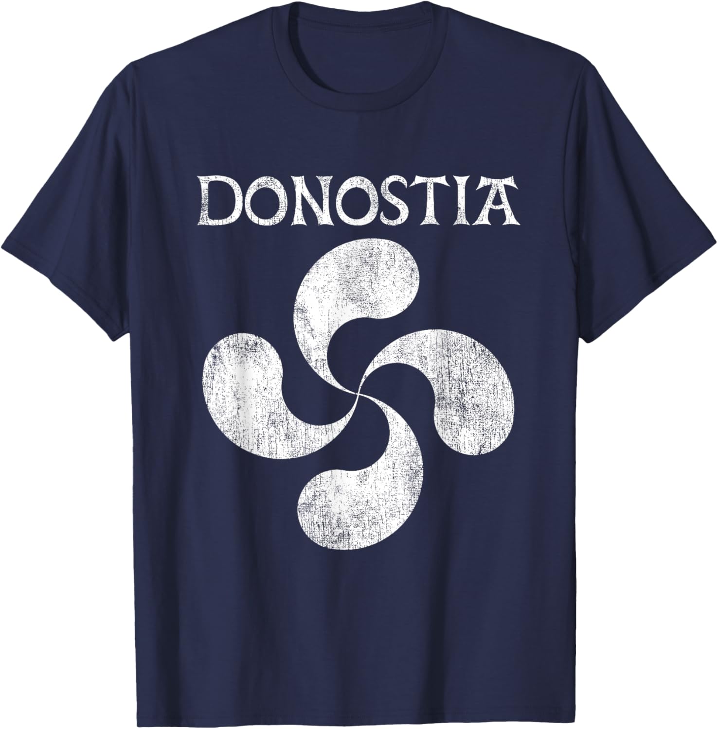 Pais Vasco: Donostia Shirt / Basque Country San Sebastian T-Shirt - T-Shirt | Navy