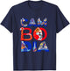Cambodia Proud Tourist Cambodian Pride Kampuchean Roots T-Shirt - T-Shirt | Navy