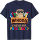 Whooo Is Ready For Preschool Owl Back To School First Day T-Shirt - T-Shirt | Navy