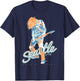 90's Seattle City Grunge Music & Travel T-Shirt - T-Shirt | Navy