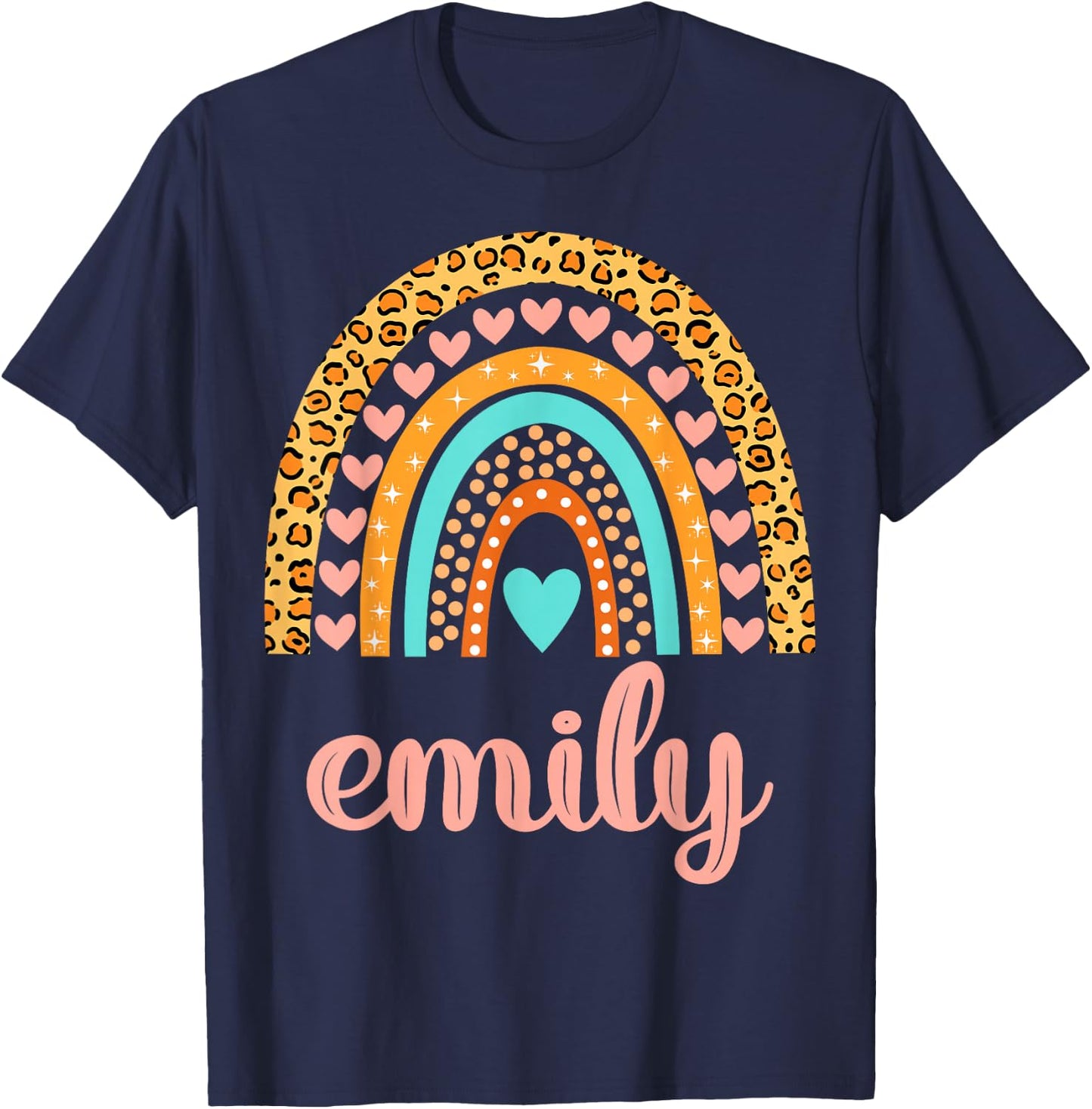 Emily Emily Name Birthday Shirt Gift T-Shirt - T-Shirt | Navy