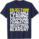 Objection Relevance Leading Compound Foundation Hearsay T-Shirt - T-Shirt | Navy