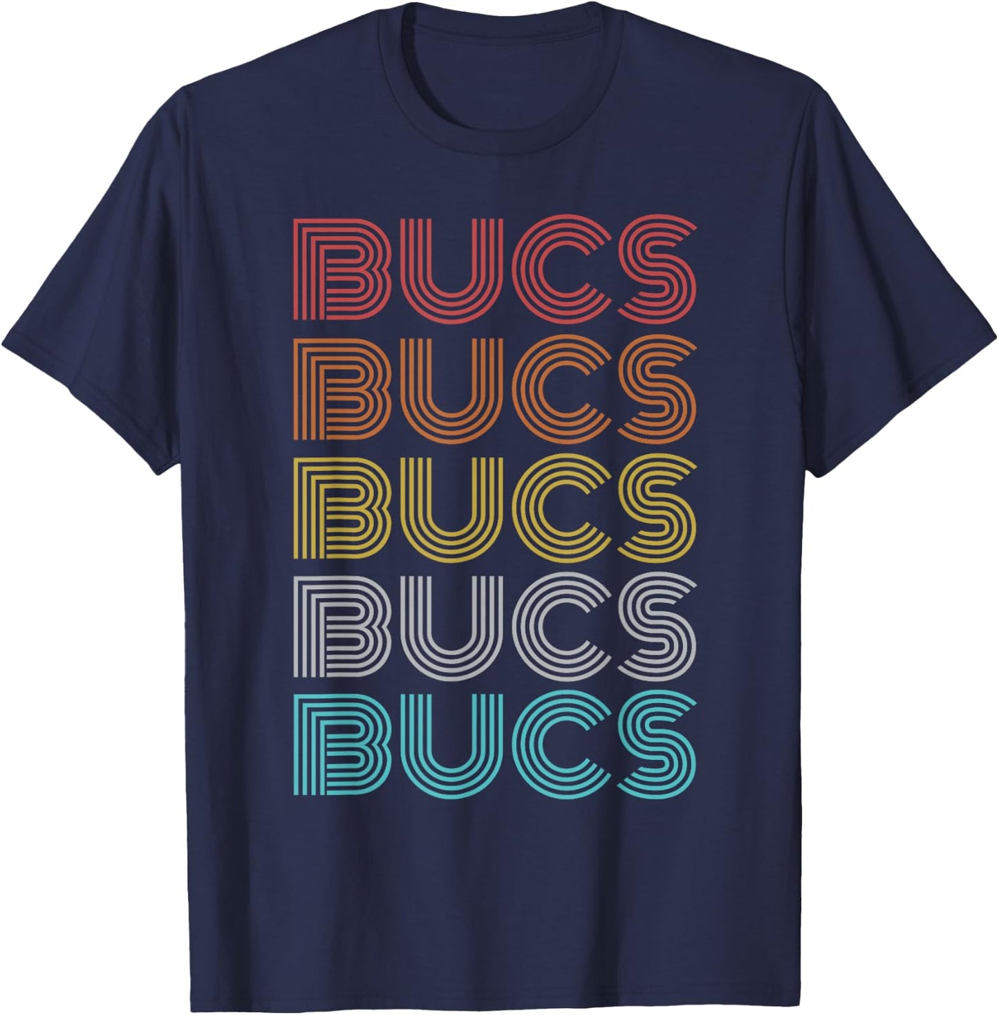 Retro Vintage Bucs T-Shirt - T-Shirt | Navy