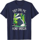 Funny Honey Badger Cute Design And Kids Gift T-Shirt - T-Shirt | Navy