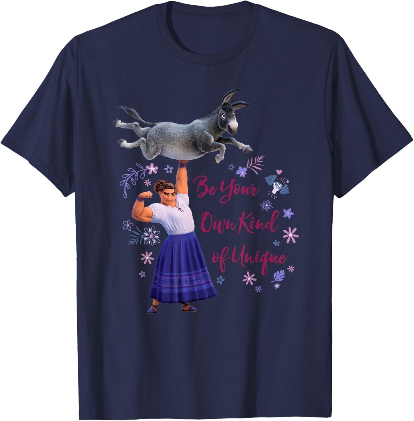 Disney Encanto Luisa Madrigal Be Your Own Kind of Unique T-Shirt - T-Shirt | Navy