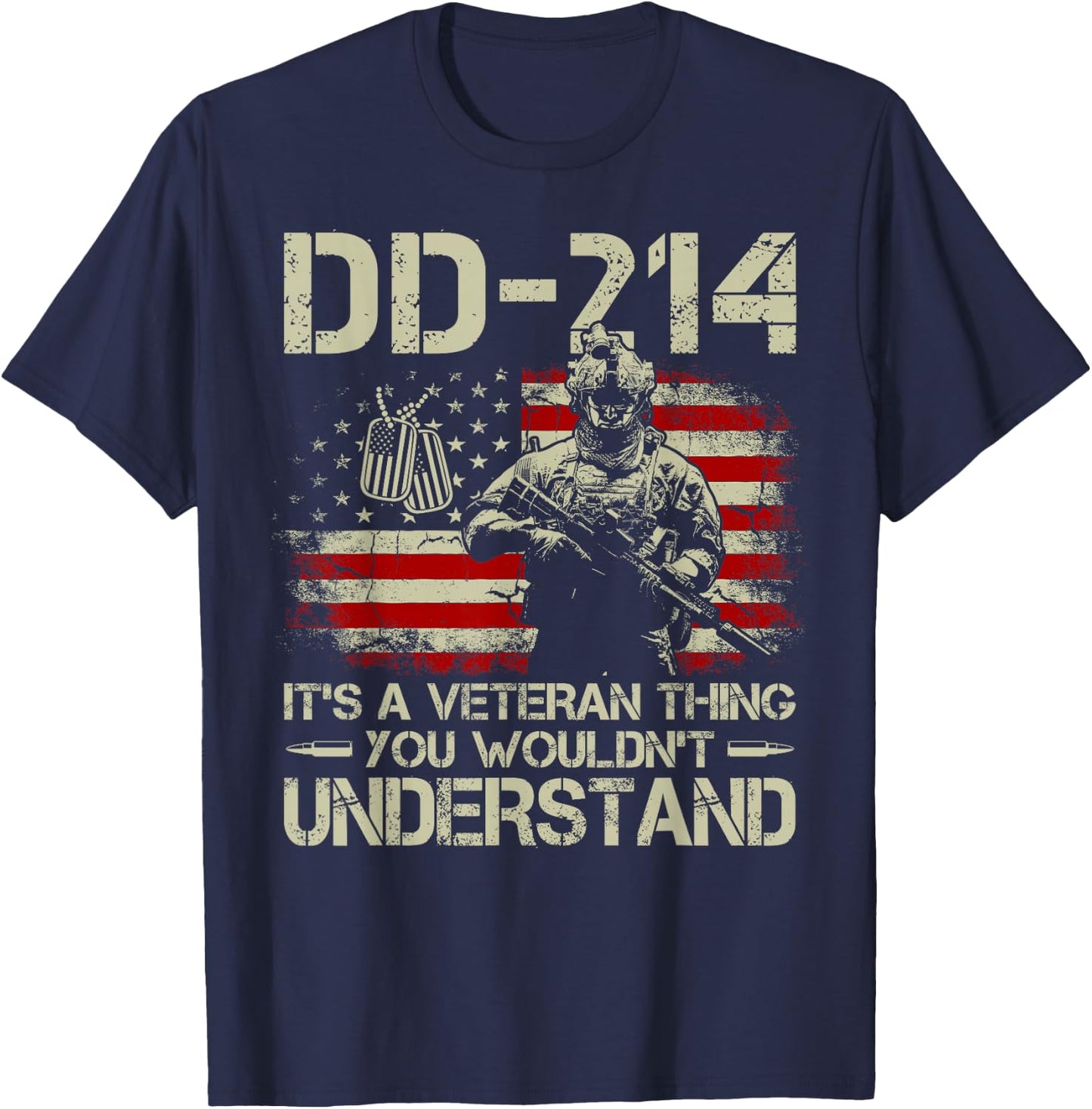 DD-214 It's A Veteran Thing You Wouldn't Understand DD-214 T-Shirt - T-Shirt | Navy