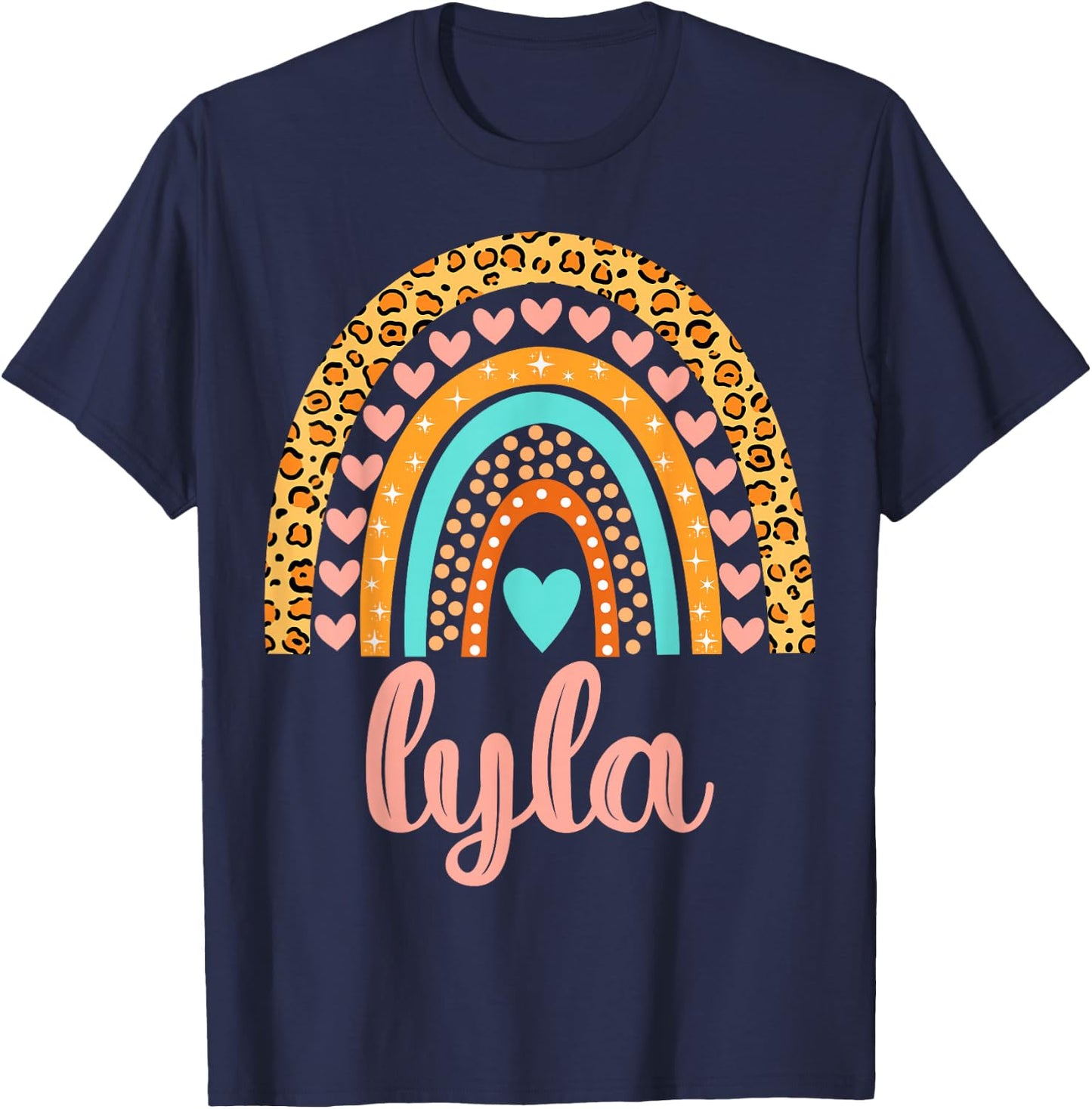 Lyla Lyla Name Birthday Shirt Gift T-Shirt - T-Shirt | Navy