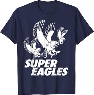 Nigeria Super Eagles Shirt Soccer Cup Football shirt T-Shirt - T-Shirt | Navy