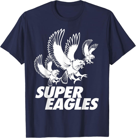 Nigeria Super Eagles Shirt Soccer Cup Football shirt T-Shirt - T-Shirt | Navy