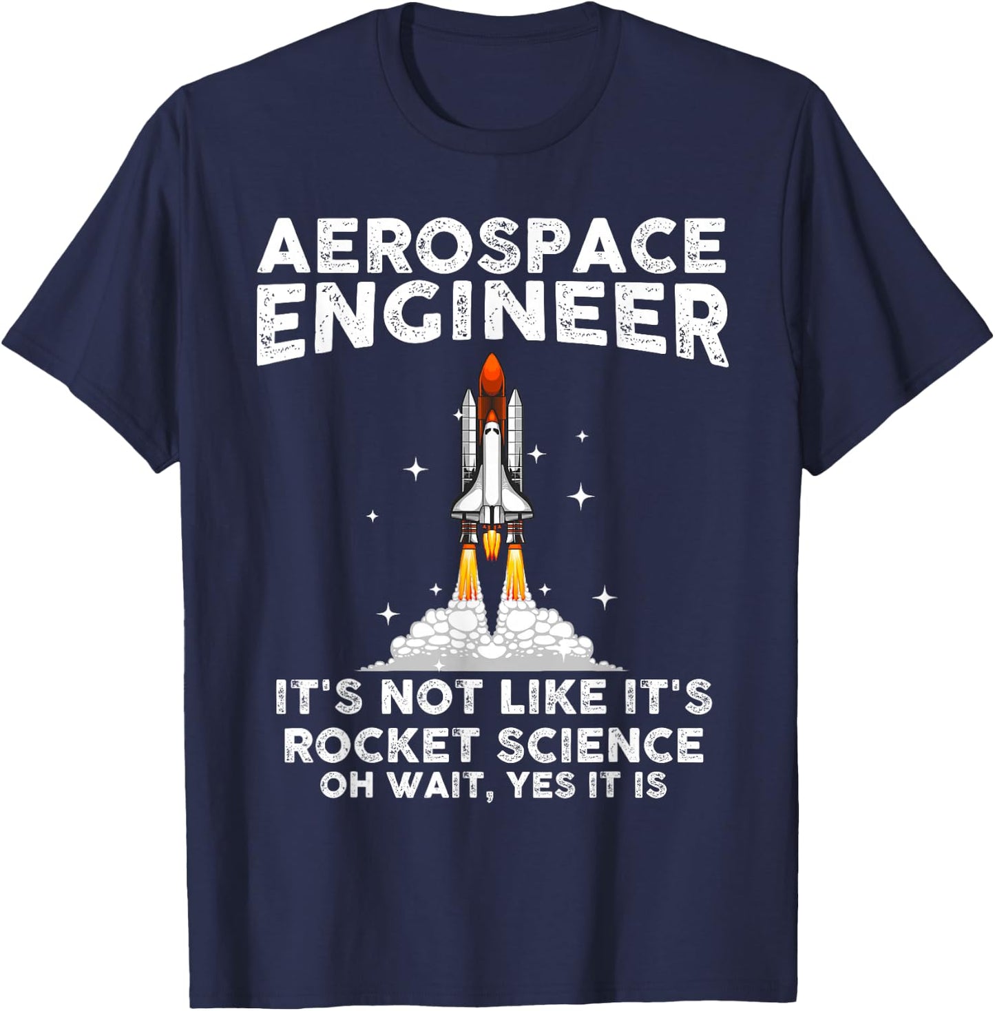 Cool Aerospace Engineer Women Rocket Scientist Space T-Shirt - T-Shirt | Navy