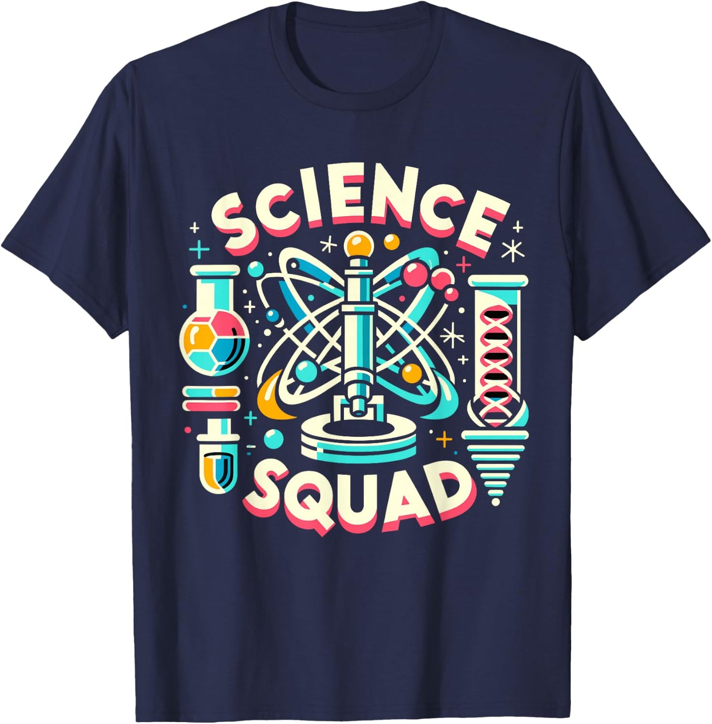 Science Squad Science Gear for Scientists Research | Science T-Shirt - T-Shirt | Navy