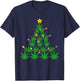 Weed Christmas Men Apparel Funny Marijuana Pot Leaf Cannabis T-Shirt - T-Shirt | Navy