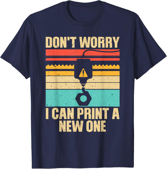 Cool 3D Printing Women Printing Machine 3D Printer T-Shirt - T-Shirt | Navy