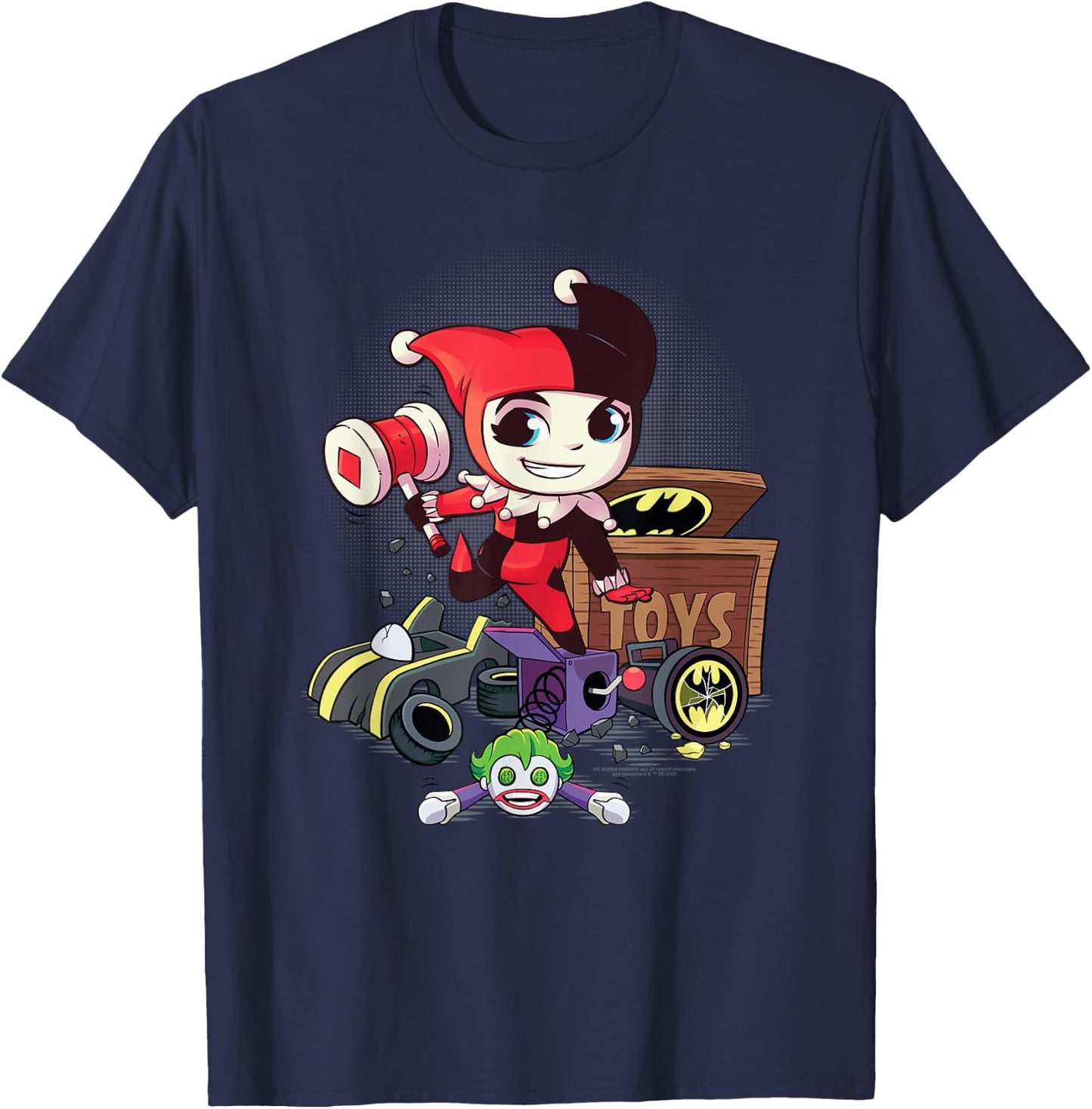DC Super Friends Harley Quinn T-Shirt - T-Shirt | Navy