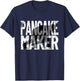 Vintage Football Player Meme Lineman Pancake Maker T-Shirt - T-Shirt | Navy