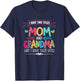 Funny Grandma Shirts women Mom and Grandma I rock them Both T-Shirt - T-Shirt | Navy