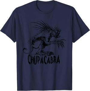Chupacabra | Goat Sucker From Puerto Rico Cryptids T-Shirt - T-Shirt | Navy