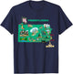 tourism map of Pennsylvania state, USA, major cities, flag T-Shirt - T-Shirt | Navy