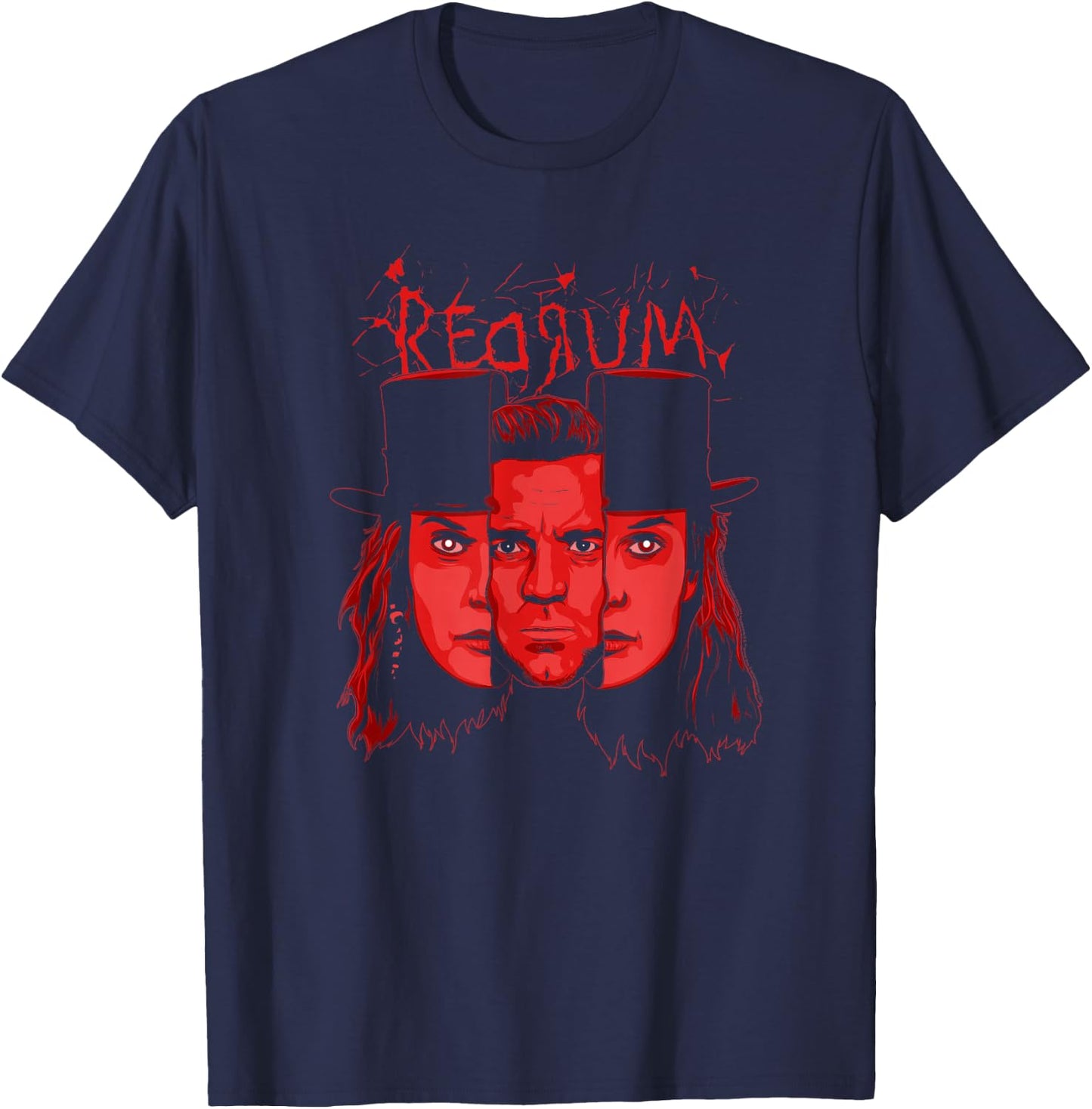 Doctor Sleep Dan Torrance & Rose The Hat Redrum Poster T-Shirt - T-Shirt | Navy