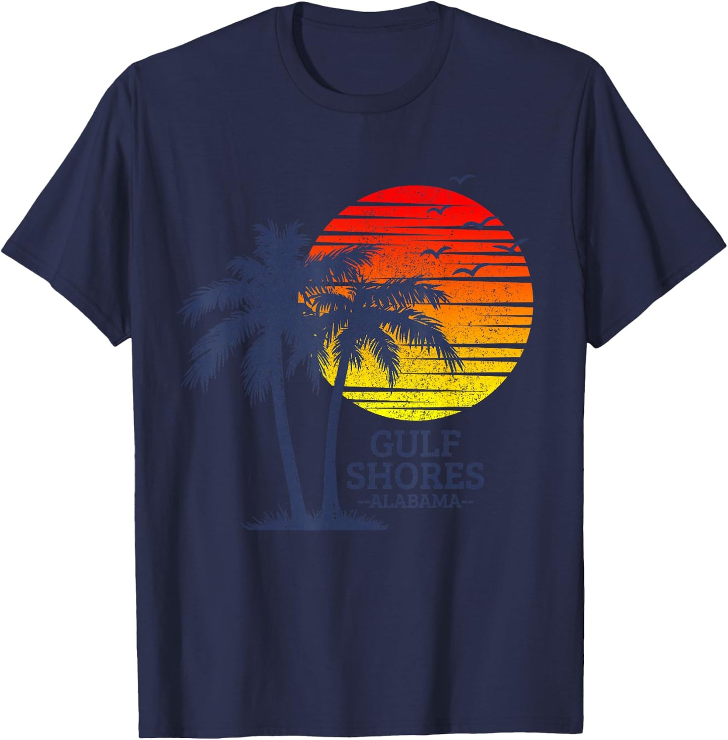 Gulf Shores Alabama T-Shirt - T-Shirt | Navy