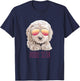 Kids Girls Doodle Sister, Valentine's Day Gift Girl, Cute Dog T-Shirt - T-Shirt | Navy