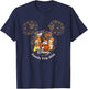 Disney Halloween Family Trip 2026 Mickey & Friends Fireworks T-Shirt - T-Shirt | Navy