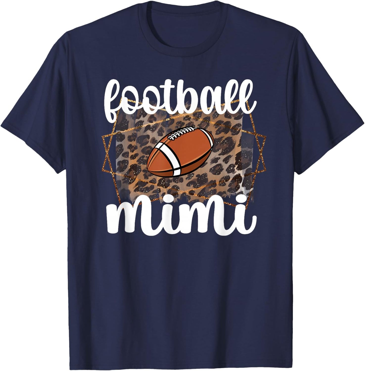 Football Mimi Proud Mimi Of A Football Player Grandma T-Shirt - T-Shirt | Navy