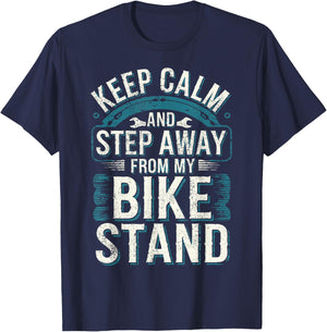Bike Mechanic Bike Shop Bicycle Mechanic T-Shirt - T-Shirt | Navy