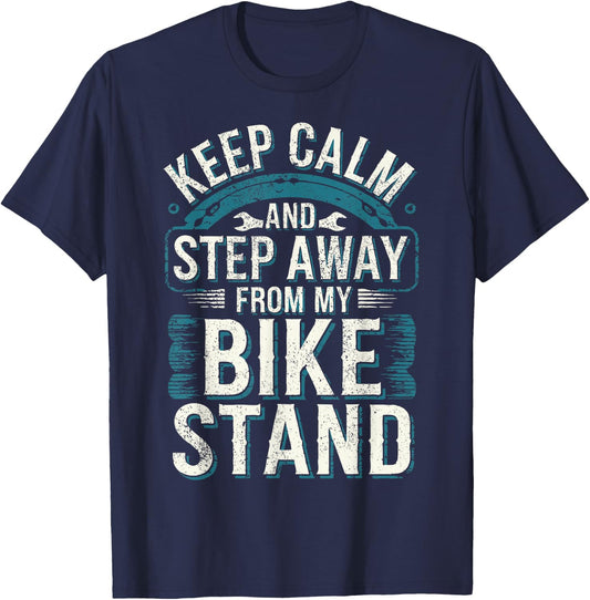 Bike Mechanic Bike Shop Bicycle Mechanic T-Shirt - T-Shirt | Navy
