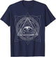 Dark Magic Astrology Occultism Eye Pyramid Occult T-Shirt - T-Shirt | Navy