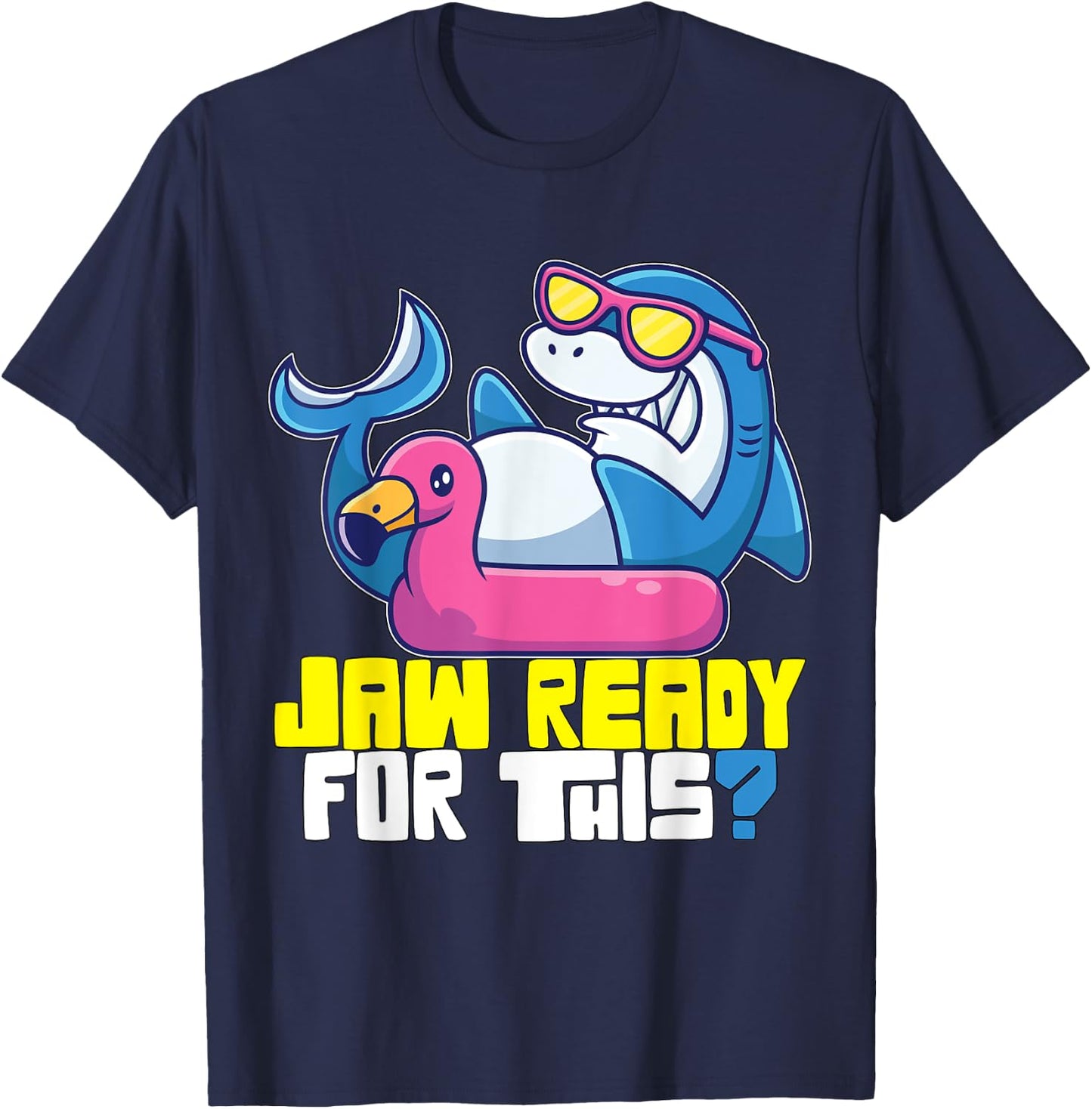Jaw ready for this? Summer Vacation Ocean Surfing Women T-Shirt - T-Shirt | Navy