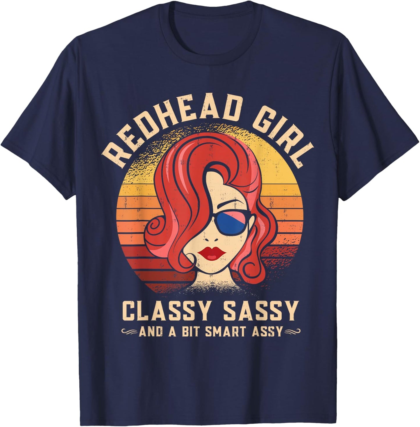 Red Hair funny Redhead T-Shirt - T-Shirt | Navy