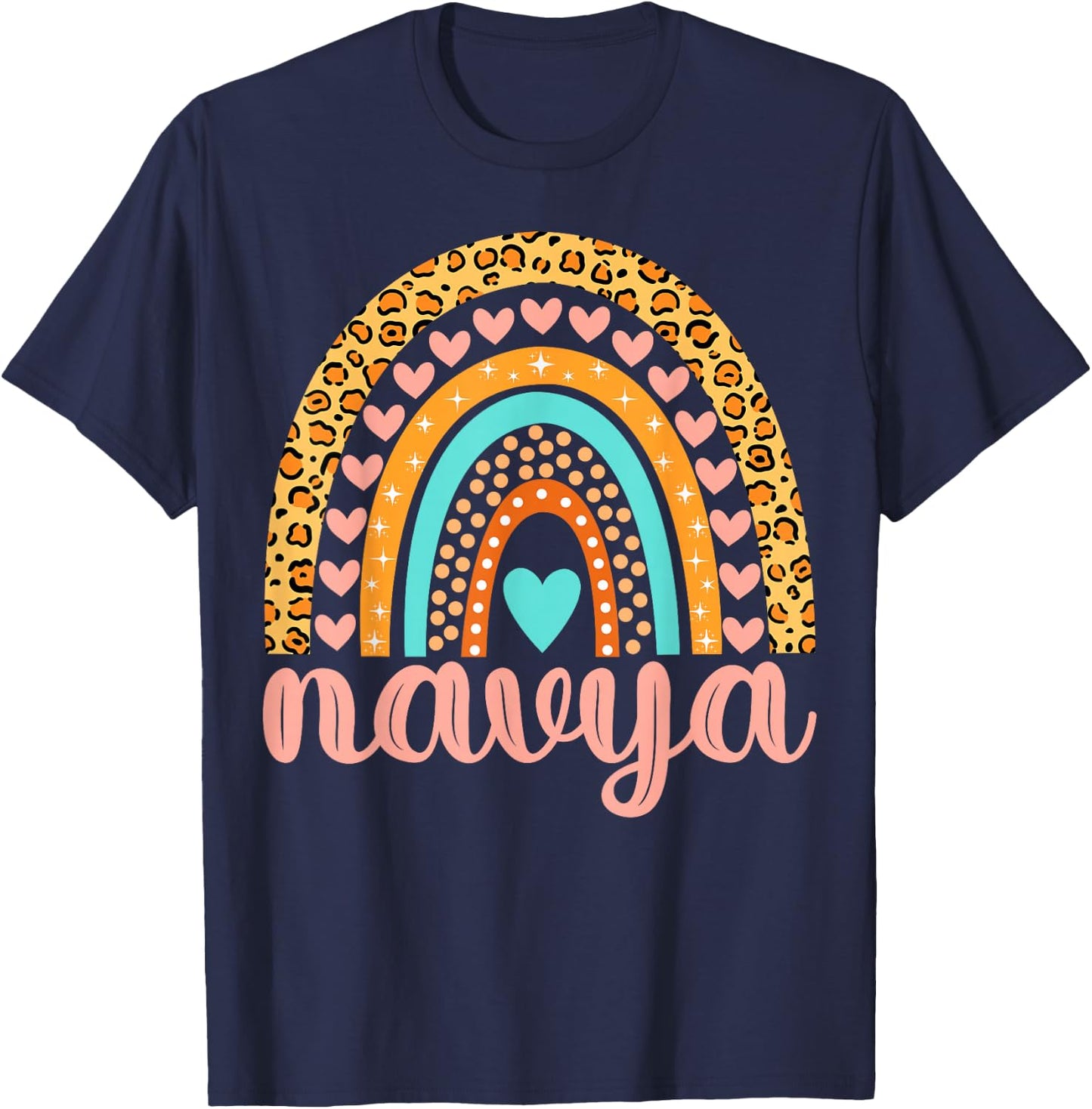 Navya Navya Name Birthday Shirt Gift T-Shirt - T-Shirt | Navy