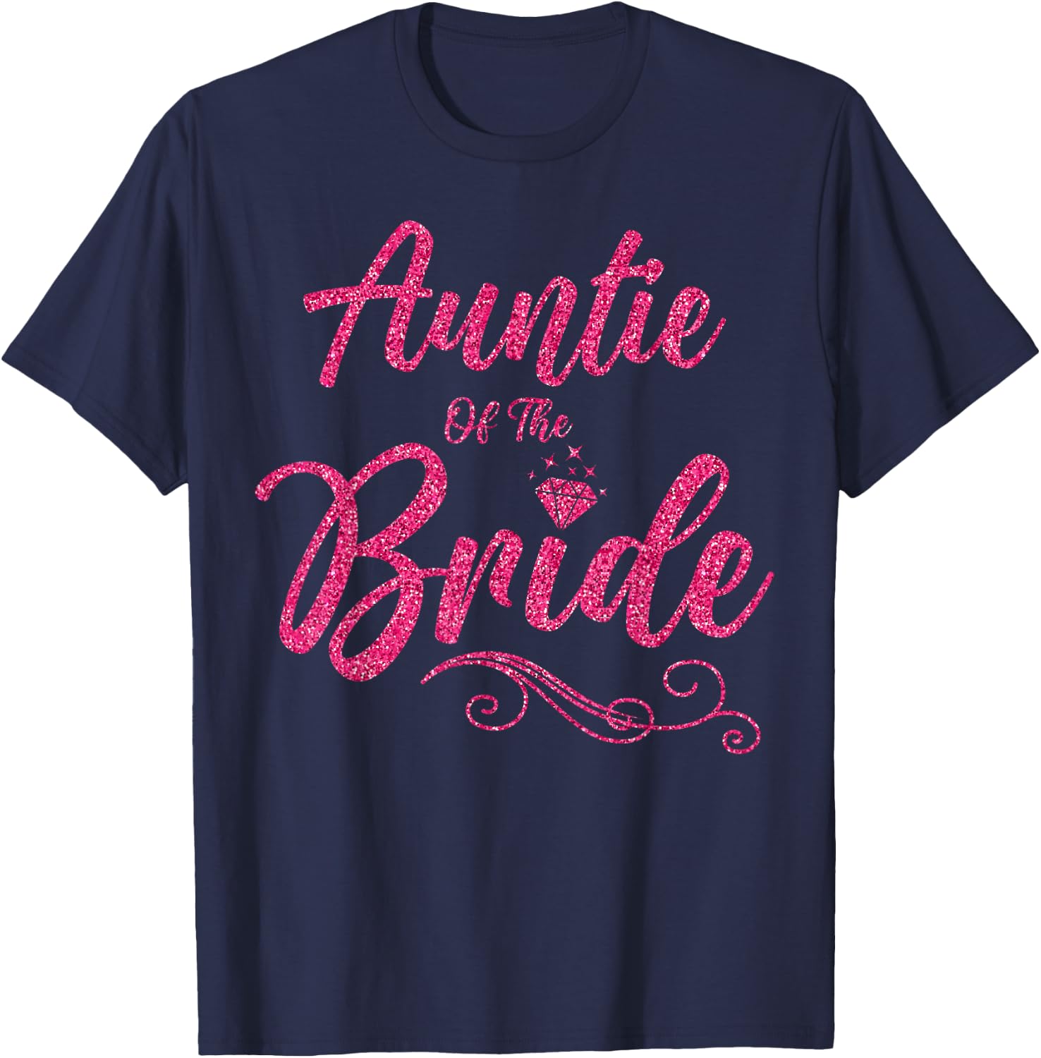 Aunt Of The Bride Bridesmaid Girls Club Bachelorette Party T-Shirt - T-Shirt | Navy