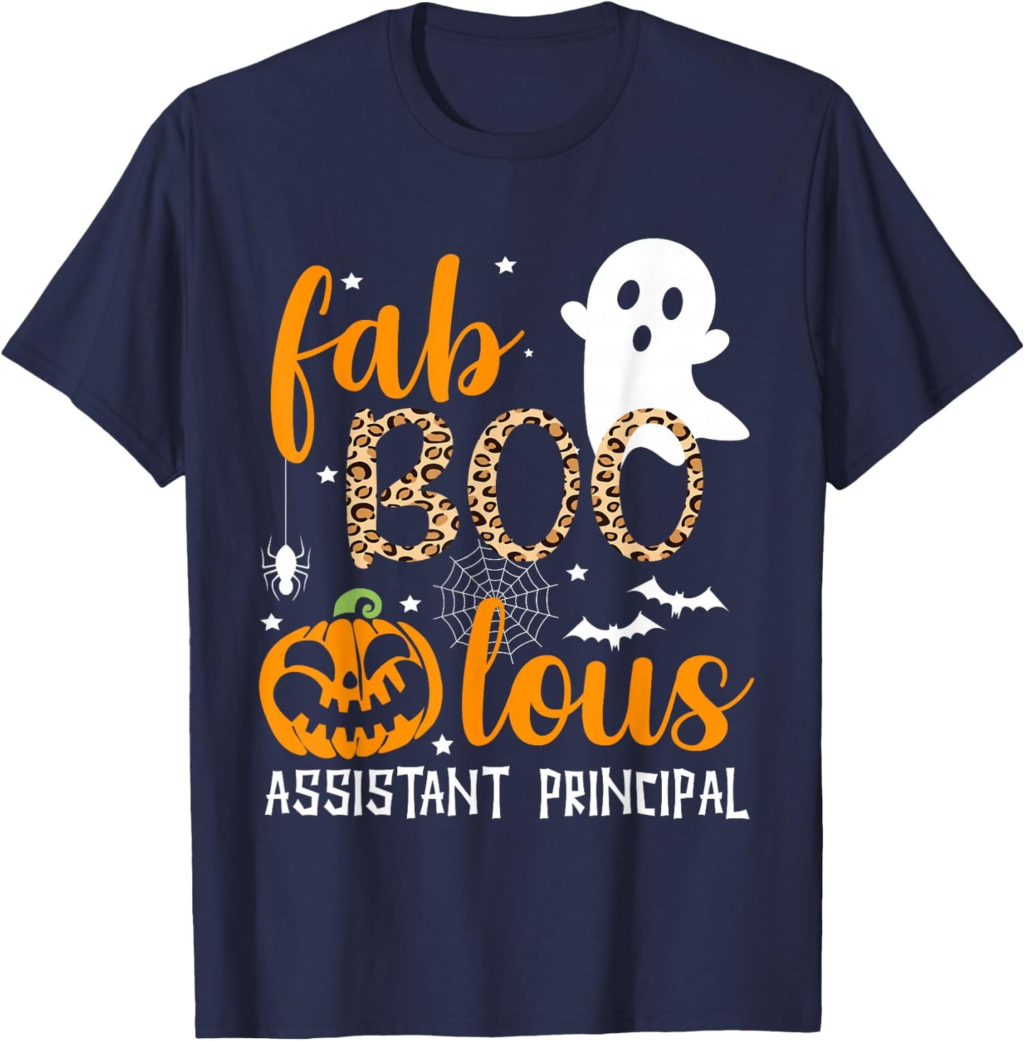 Faboolous Assistant Principal Halloween T-Shirt - T-Shirt | Navy