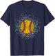 Funny Polka Dots Softball Lover Fan Happy Dot Day Boys Kids T-Shirt - T-Shirt | Navy