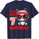 Birthday Girl 7 Year Old, Panda, It's My 7th Birthday T-Shirt - T-Shirt | Navy