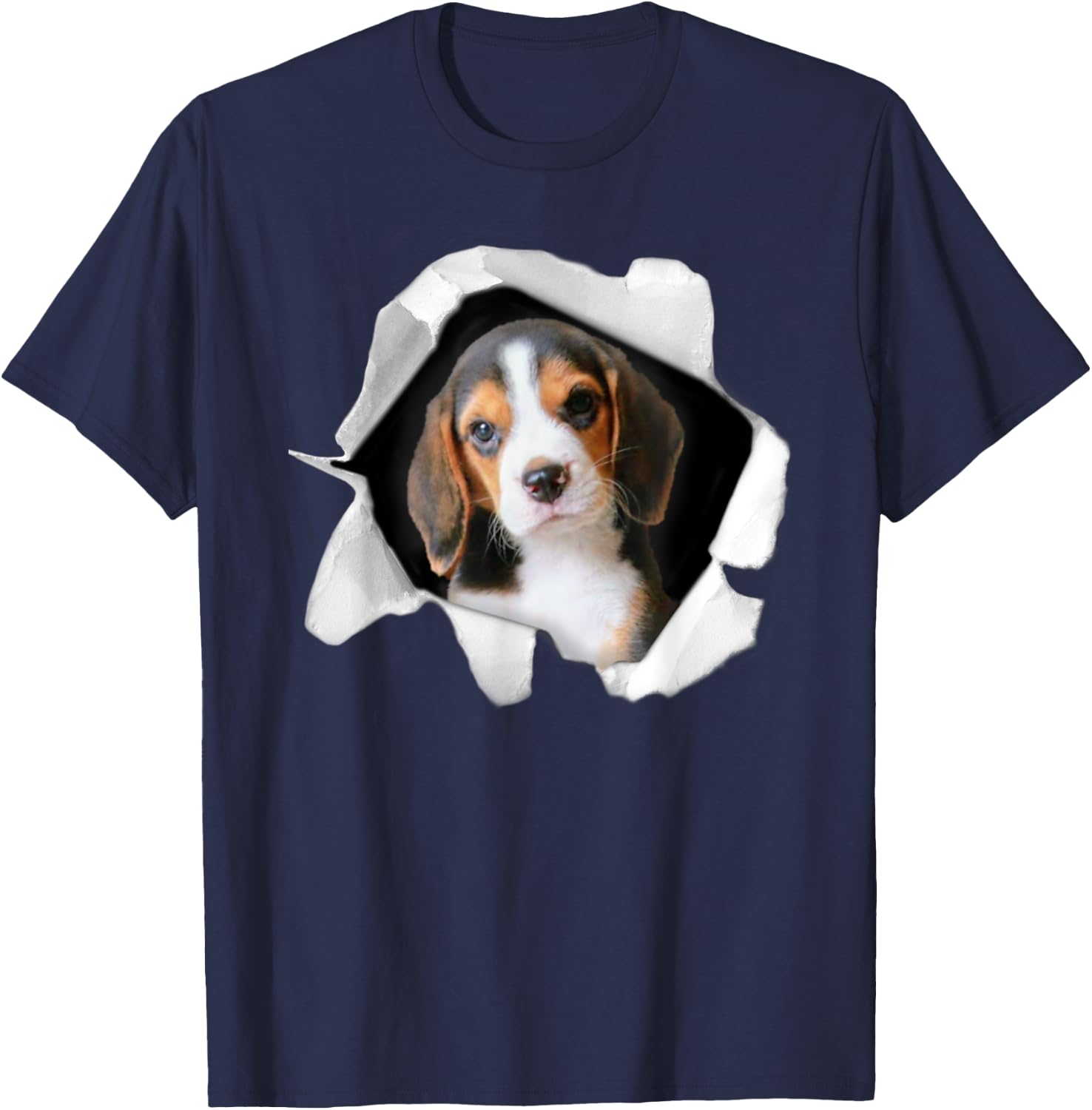 Cute Beagle Shirt Dog Puppy Lover Men Women Boys Girls T-Shirt - T-Shirt | Navy