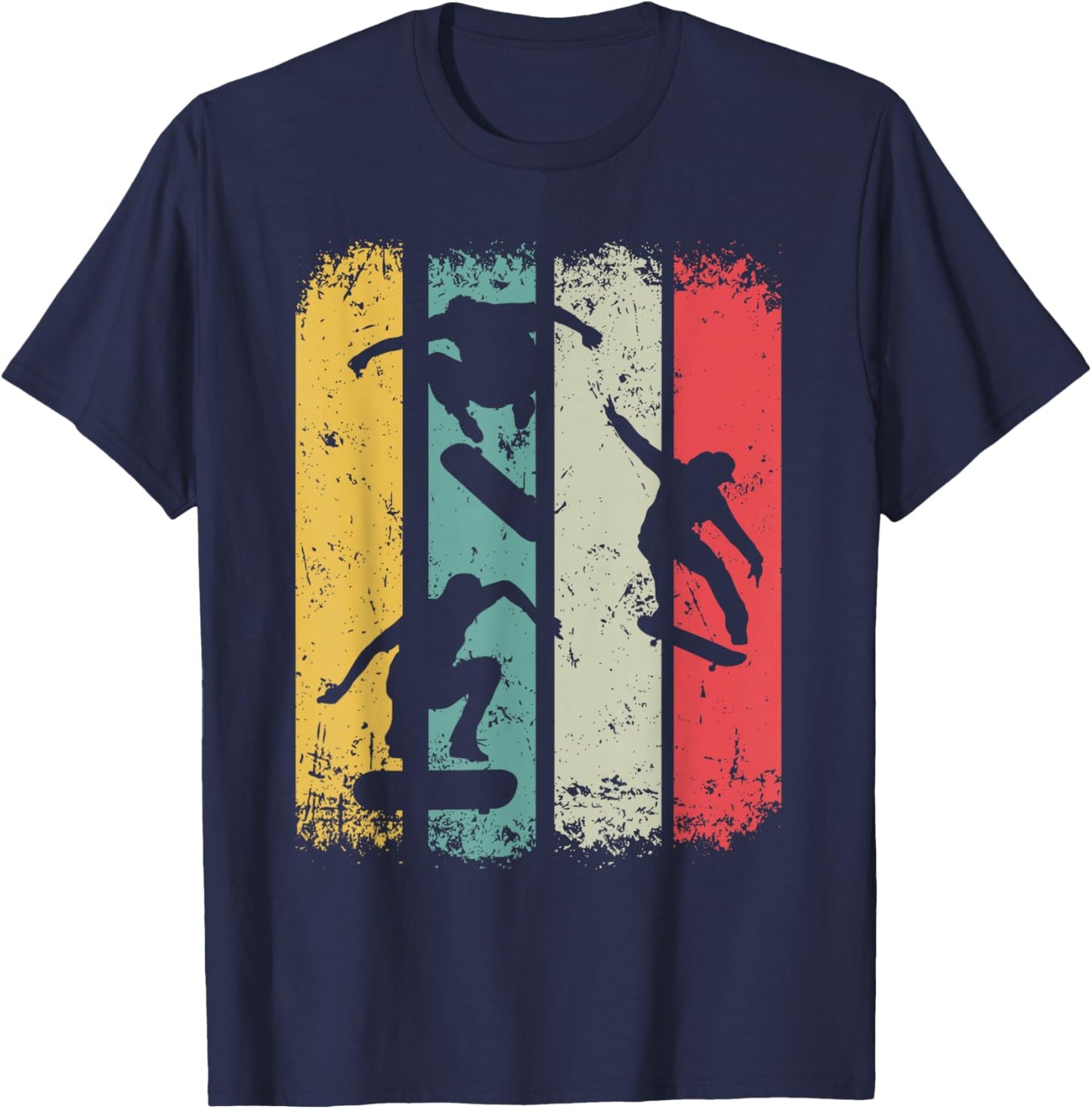 Skateboard Skater Boys Skateboarders Kids - Skateboarding T-Shirt - T-Shirt | Navy