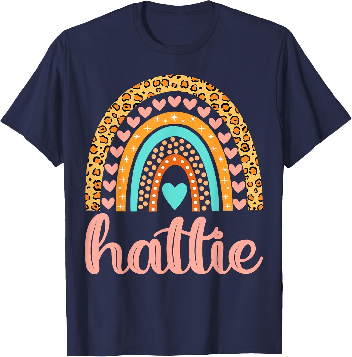 Hattie Hattie Name Birthday Shirt Gift T-Shirt - T-Shirt | Navy