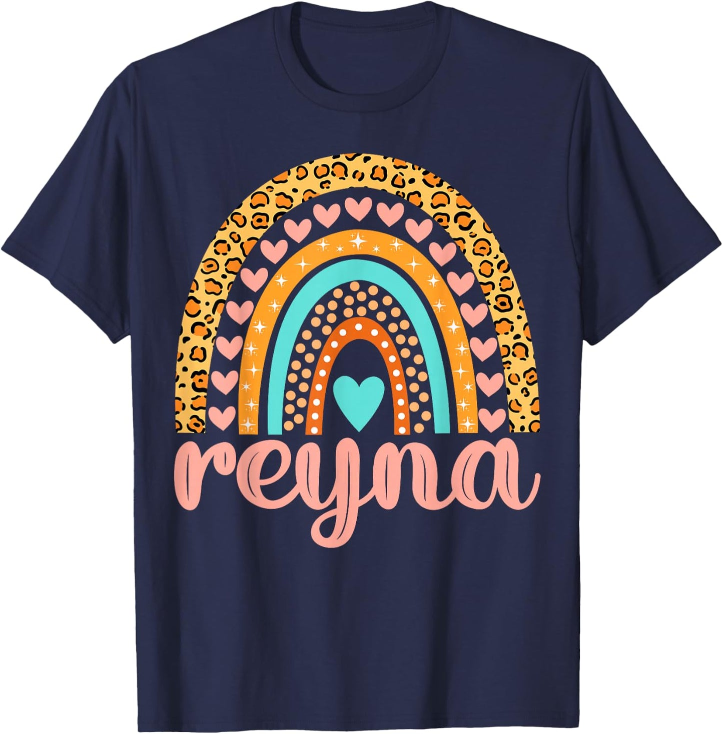 Reyna Reyna Name Birthday Shirt Gift T-Shirt - T-Shirt | Navy
