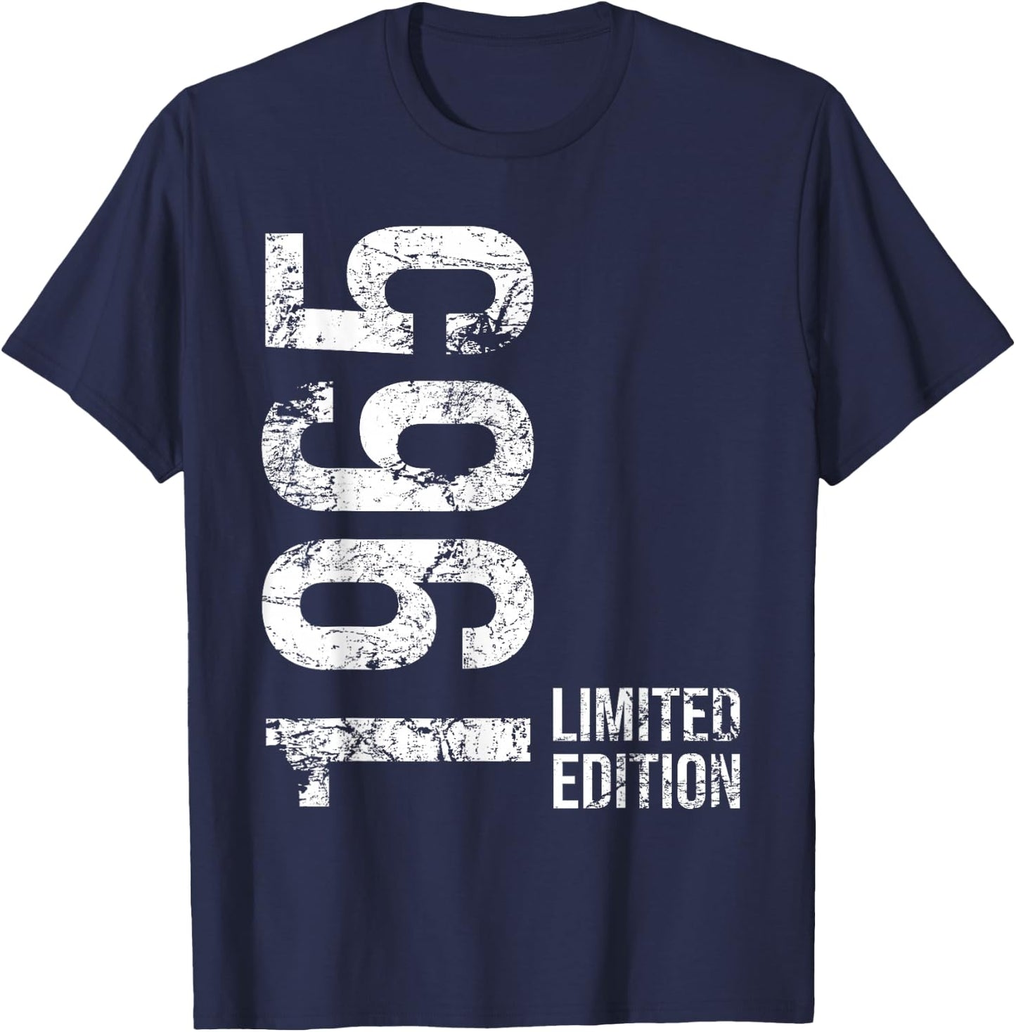 60th Birthday 60 Years Old Man Woman Vintage 1965 T-Shirt - T-Shirt | Navy