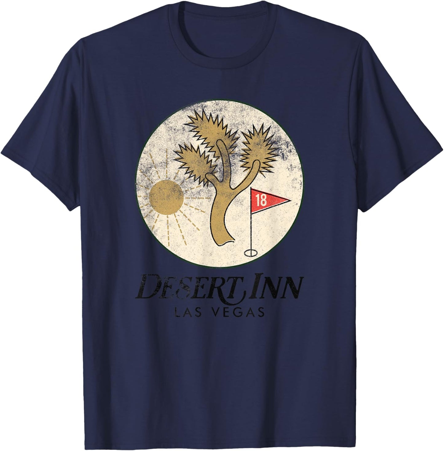 Vintage Desert Inn Casino Las Vegas T-Shirt - T-Shirt | Navy