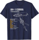 AH-1 Cobra Helicopter T-Shirt - T-Shirt | Navy
